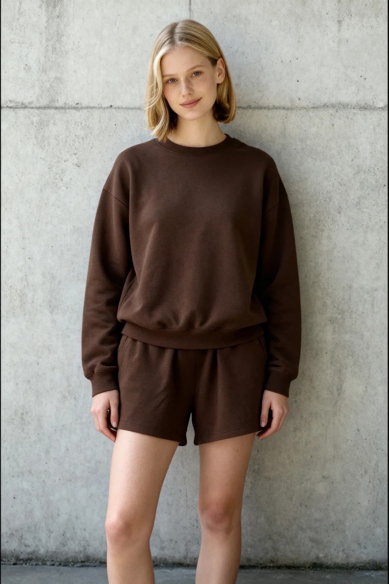 Standard Crewneck — on model
